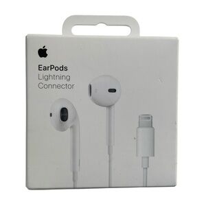 Apple Wired EarPods Lightning Connector Headphone Headset MWTY3AM/A White NWT